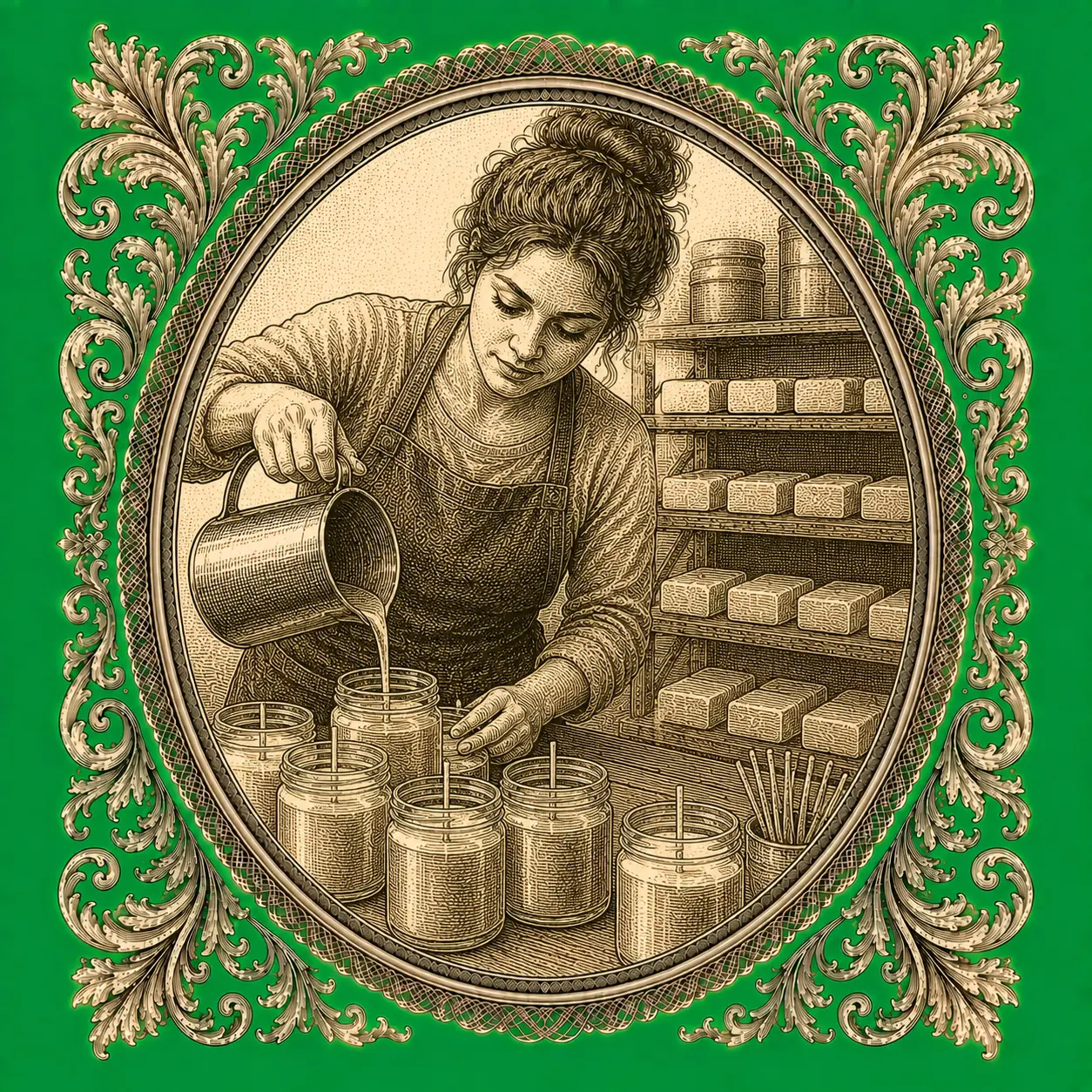 Handmade Self-Care Goods illustration