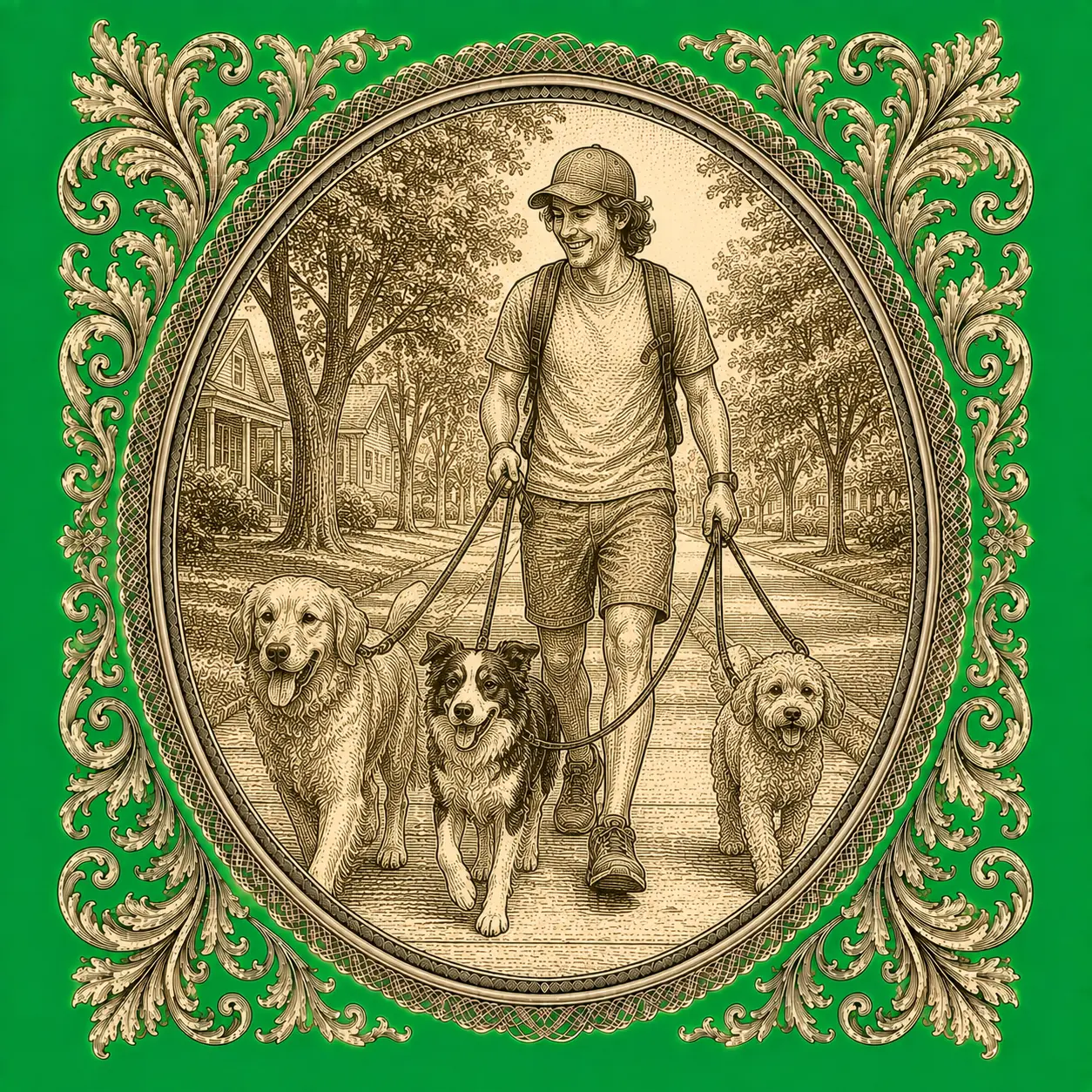 Dog Care Services illustration