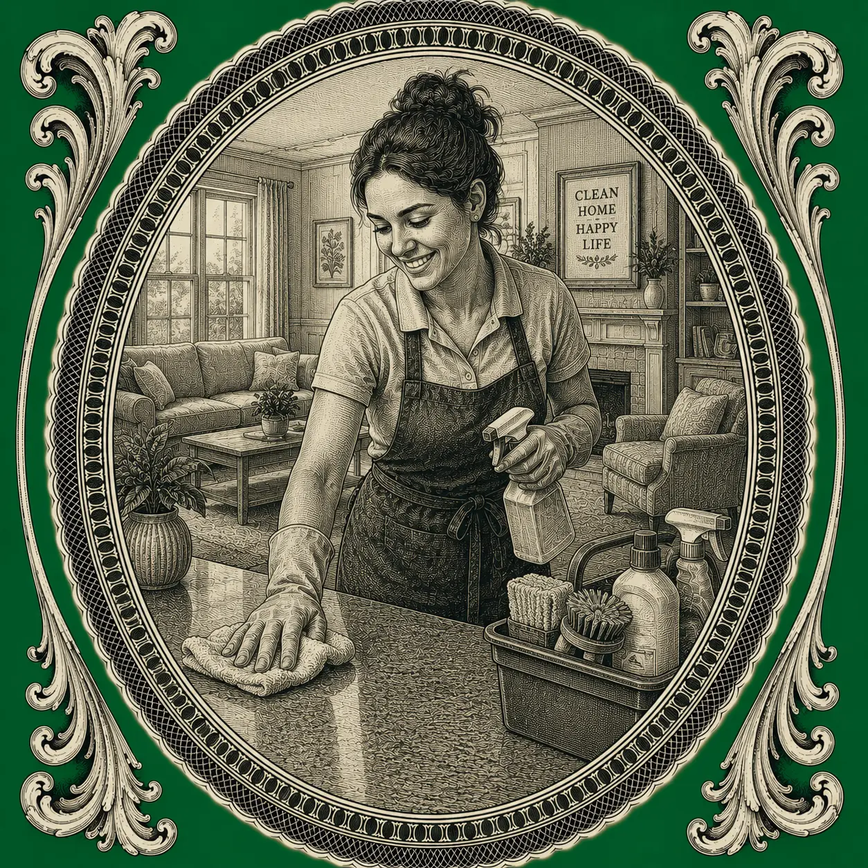 House Cleaning illustration