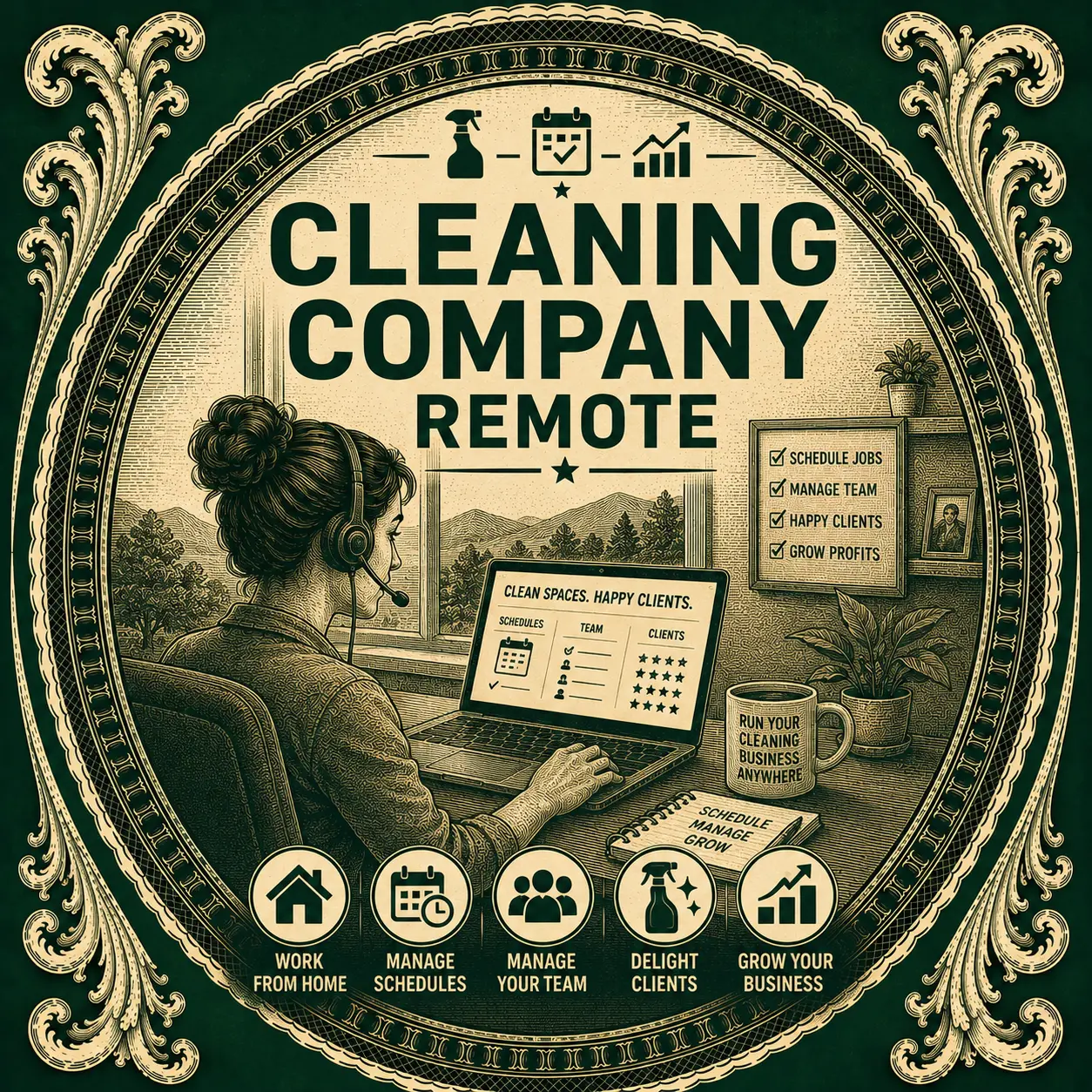 Cleaning Company (Remote) illustration